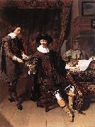 Thomas De Keyser Constantijn Huygens and his Clerk oil on canvas